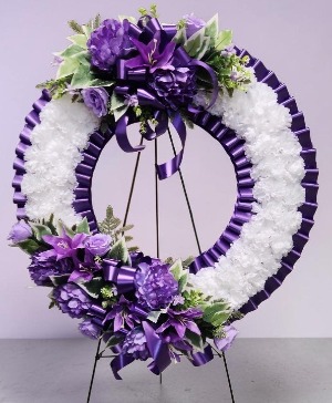 Everlasting Grace Silk Memorial Wreath 