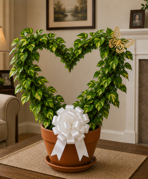 Everlasting Heart Memorial Plant Call Us for Faster Service & Daily Specials: (915) 303-8500 Text Us to Order Anytime: (915) 505-3708 Your trusted source for Flowers & Delivery in El Paso TX 