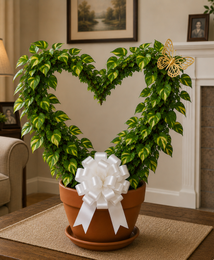Everlasting Heart Memorial Plant Call Us for Faster Service & Daily Specials: (915) 303-8500 Text Us to Order Anytime: (915) 505-3708 Your trusted source for Flowers & Delivery in El Paso TX 