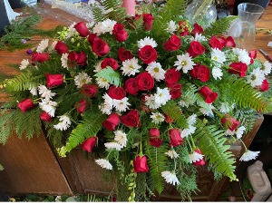 Everlasting Love Casket Spray