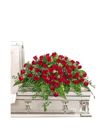 Everlasting Love Casket Spray Sympathy Arrangement