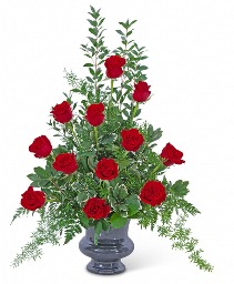Everlasting Love Urn Funeral Arrangement