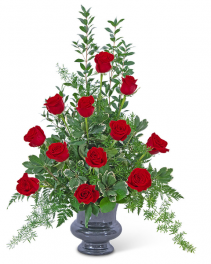 Everlasting Love Urn Sympathy Arrangement