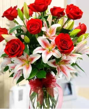Everlasting Love Vase Arrangement