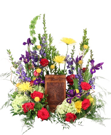 Everlasting Praise Cremation Flowers   (urn not included)  in Albany, NY | Ambiance Florals & Events