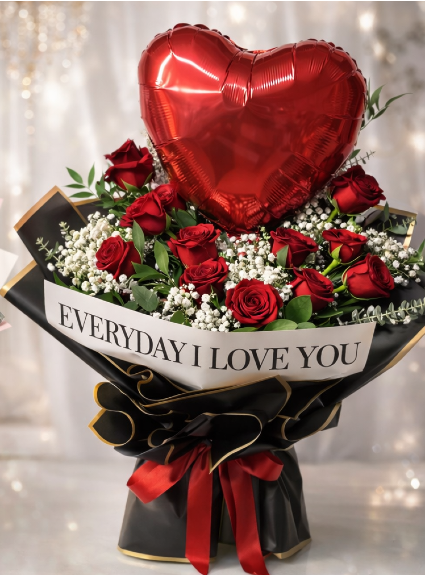 Everyday I Love You Rose Bouquet  