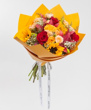 Everyday Mixed Bloom Bouquet Hand Tide Bouquet