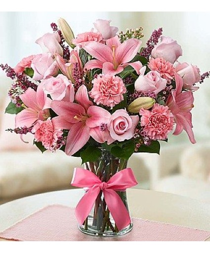 Expressions of pink Vase Arrangement 