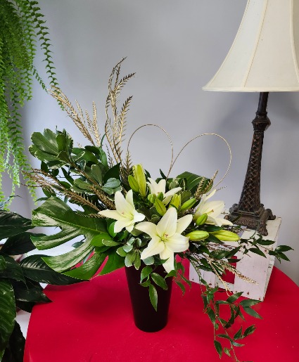 Expressions of White Floral Design