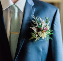 Exquisite Floral Pocket Boutonniere