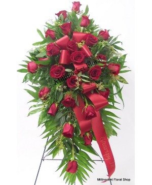 Exquisite Rose Spray Easel Spray