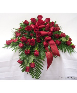 Exquisite Roses Casket Spray  Casket spray