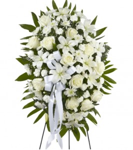 EXQUISITE TRIBUTE Standing Spray