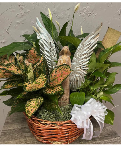 Extra Large Angel Garden Basket