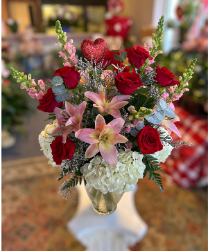 Extravagant Love Vase Arrangement 