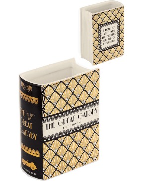 F. Scott Fitzgerald's The Great Gatsby Ceramic Book Container