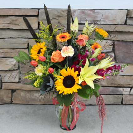 Fabulous Fall  Large Garden Vase