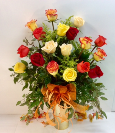 Warm Sunset Roses 