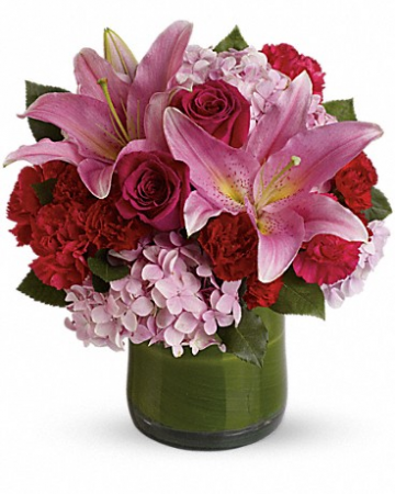 Fabulous in Fuchsia T590-1 12.75"(w) x 13.5"(h) ONE SIDED