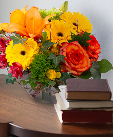 Faithful Fall Lifestyle Arrangement in Clifton, NJ | Days Gone By Florist
