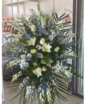 Faithful Standing Spray Flower Arrangement