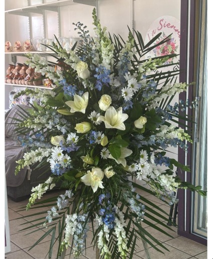 Faithful Standing Spray Flower Arrangement