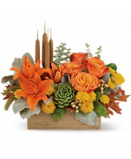 Fall Bamboo Garden Arrangement