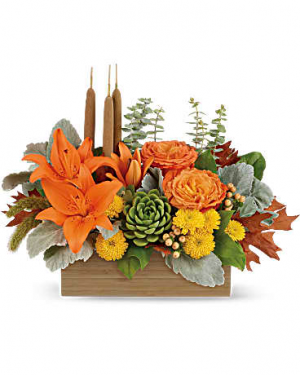 Fall Bamboo Garden Box