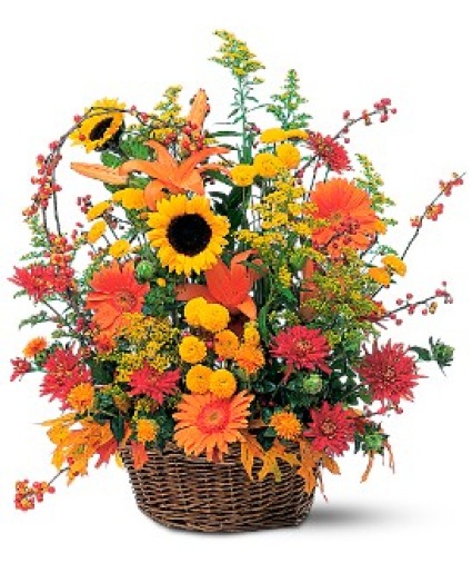 Fall Basket Arrangement  