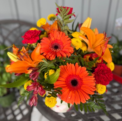 Fall Blaze Metal Pot cover