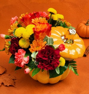 Fall Bounty Pumpkin Arrangement 