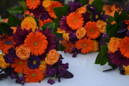 fall bouquets wedding