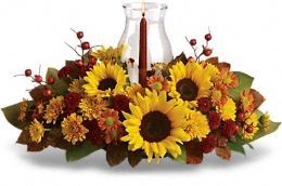 Fall Brights Bouquet Centerpiece