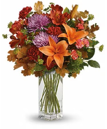 Fall Brights Bouquet Vase Arrangement
