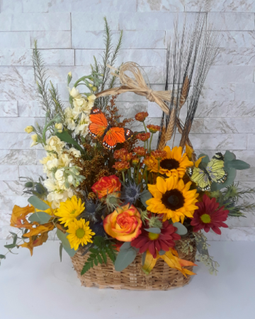 Fall Butterfly Basket 
