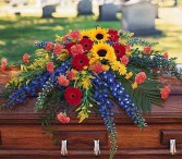FALL CASKET PIECE Casket Arrangement