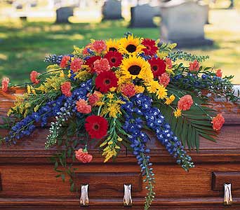 FALL CASKET PIECE Casket Arrangement