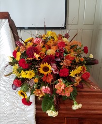 Fall Casket Spray (900) 