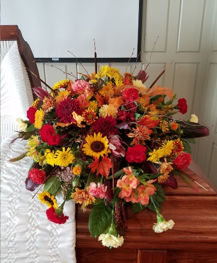Fall Casket Spray (900) 