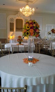 Fall Centerpiece Wedding table arrangement 