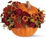 Poms & Pumpkins Fall Bouquet in Whitesboro, NY | KOWALSKI FLOWERS INC.