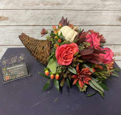 Fall Cornucopia Arrangement