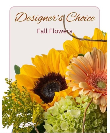 Fall Designer's Choice Flower Arrangement in Ann Arbor, MI | Norton's ' Chelsea Flower Shop