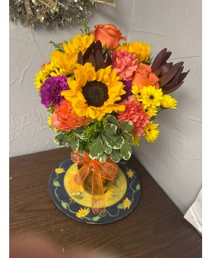 Fall Expression vased