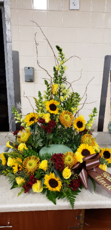 Fall Farewell Urn Riser