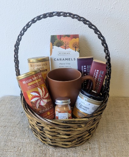 Fall flavors gift basket 