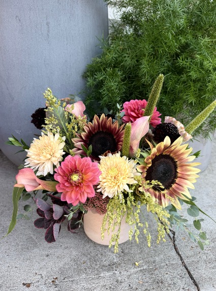 Fall Florist Choice Ceramic Arrangement