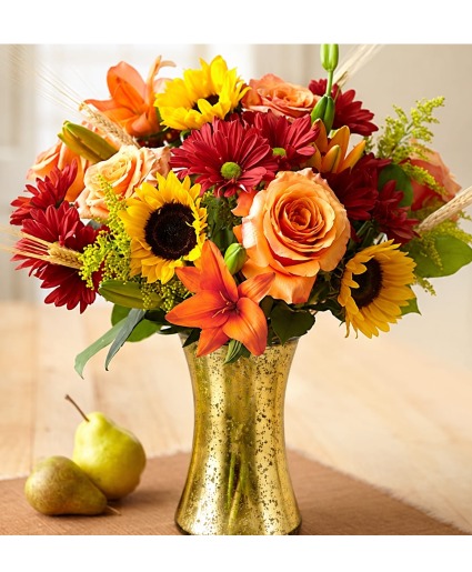FALL for Autumn Vase Arrangement