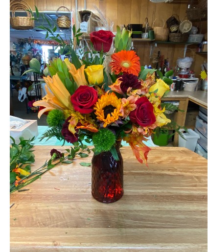 Fall For You  Vase arrangement 