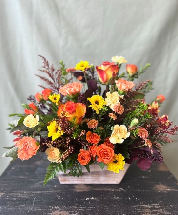 Fall Garden Box  in La Grande, OR | FITZGERALD FLOWERS